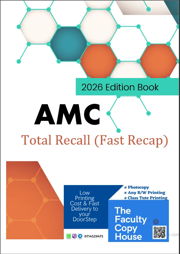 AMC EXAM FAST RECAP