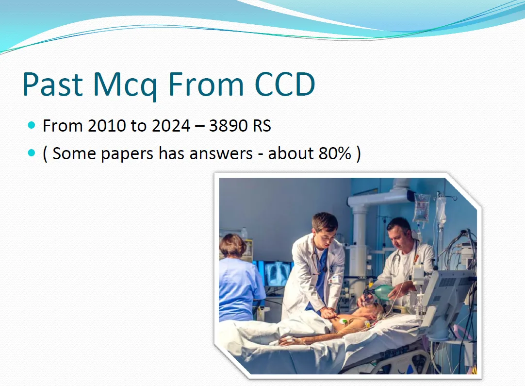 Critical Care Past MCQ CCD