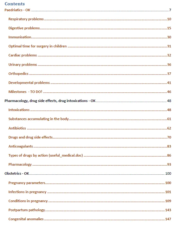 AMC EXAM FAST RECAP